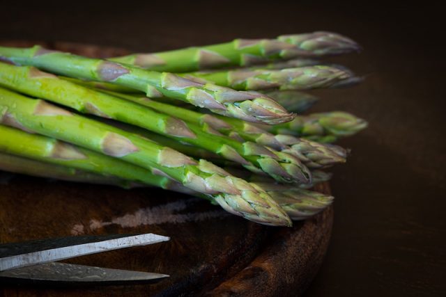 Cuire les asperges à basse température